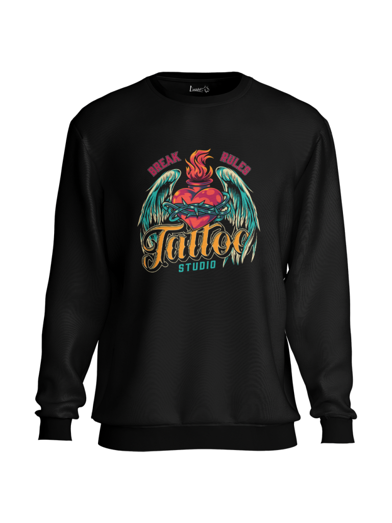 sudadera corazón espinado