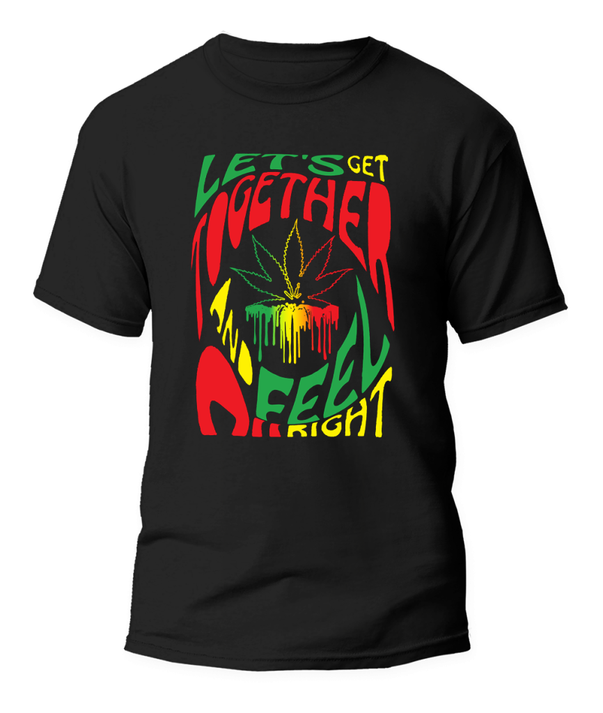 camiseta unisex marihuana