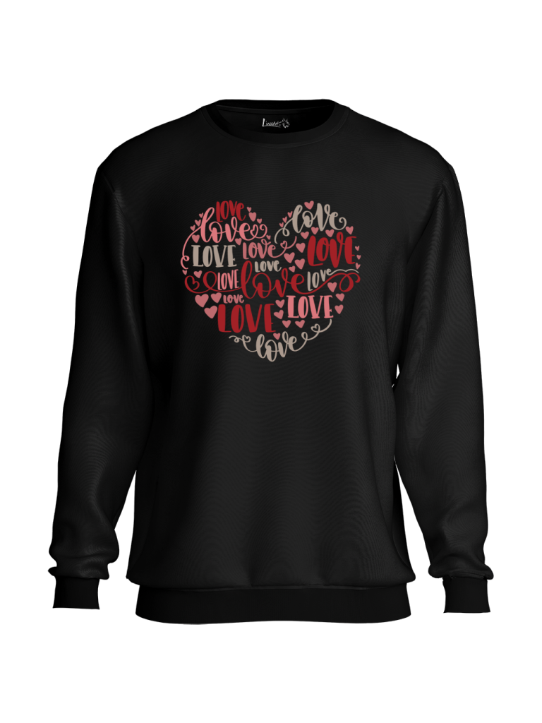 sudadera San Valentín corazón love 14 febrero